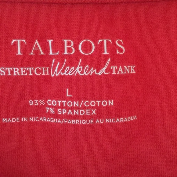 🐝🐝🐝 Talbots tank top, EUC, L - Picture 2 of 3